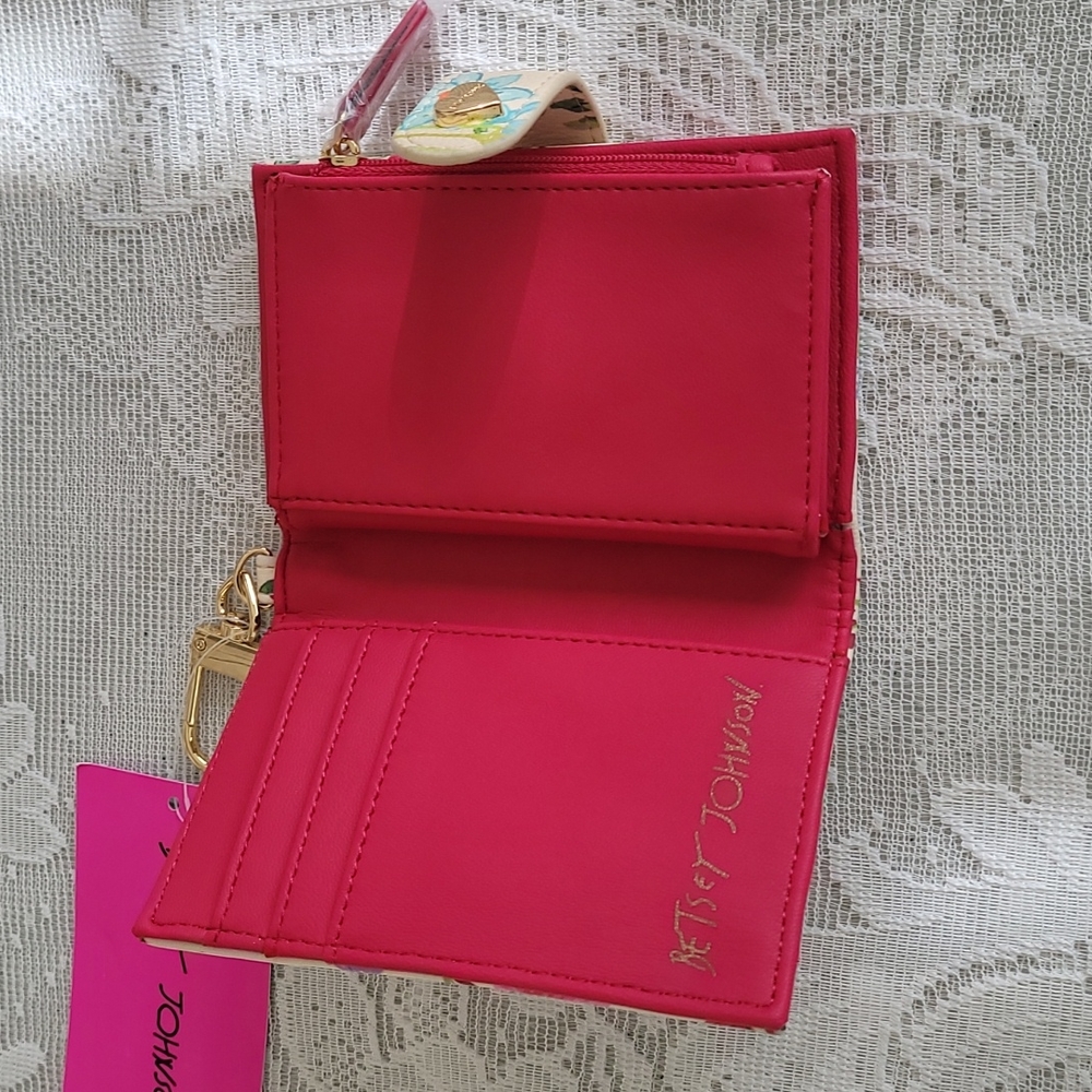 Betsey Johnson Keychain Card Wallet - Picture 4 of 6
